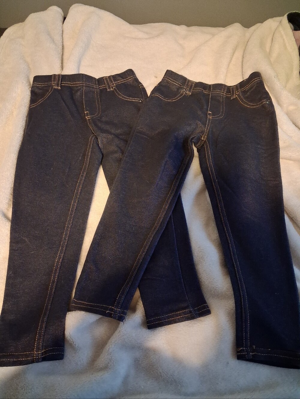 Garanimals Navy Twin Pack Stretch Jeggings with Contrast Stitch
